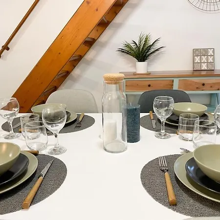 Maison Centre Les Pieux*wifi*oxo * 莱皮约